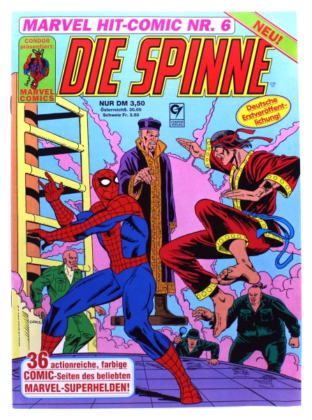 Marvel Hit-Comic Magazin Nr. 6: Spider-Man "Die Spinne und Shang-Chi" von Condor